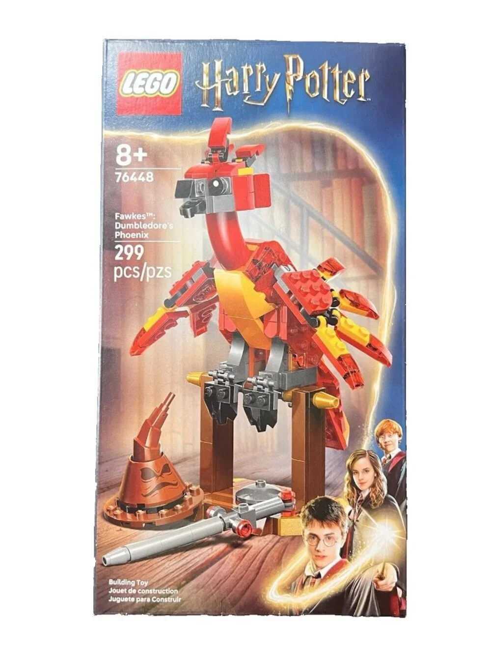LEGO Harry Potter Fawkes Dumbledore's Phoenix Set 76448 NEW 299pcs